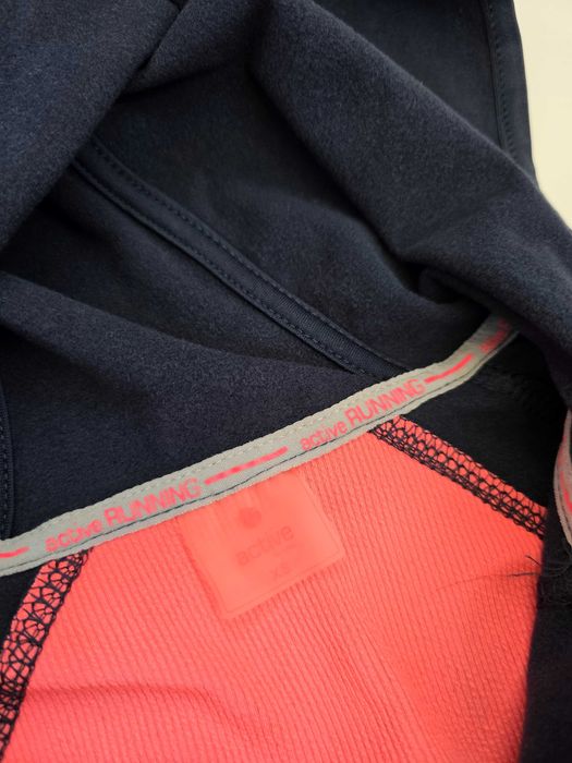 Спортивная термо кофта реглан толстовка байка флис капюшон tchibo