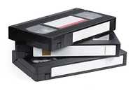Kasety VHS z nagraniami z TV