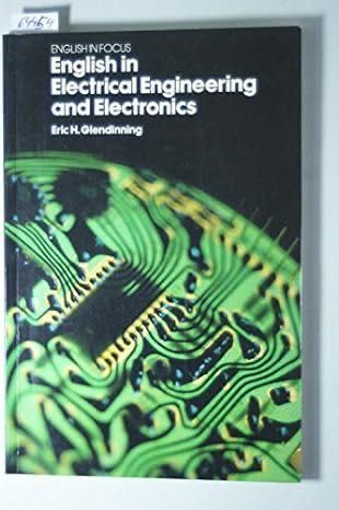 English in electronically engineering and electronics
