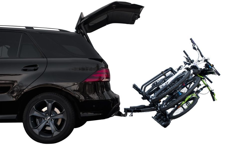 AGURI - Bagażnik Platforma Row Hak Active Bike 3/4 HIT Czarna- Srebrna