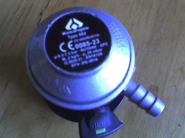 Nietypowy angielski reduktor do butli gazowej