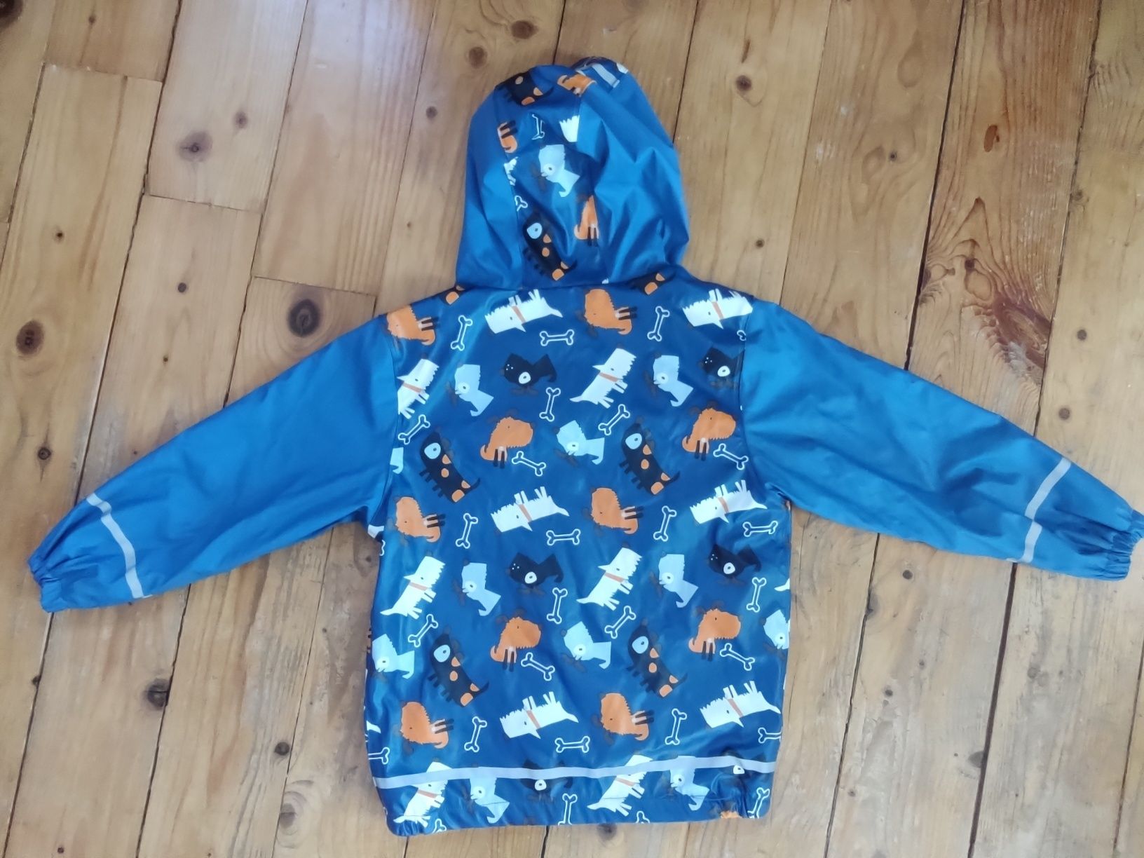 Kurtka  przeciwdeszczowa guma PU polar 122/128 Lupilu