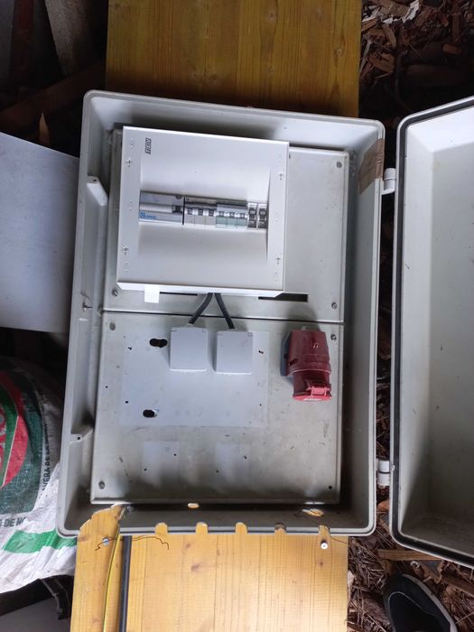 Quadro eléctrico para obras.