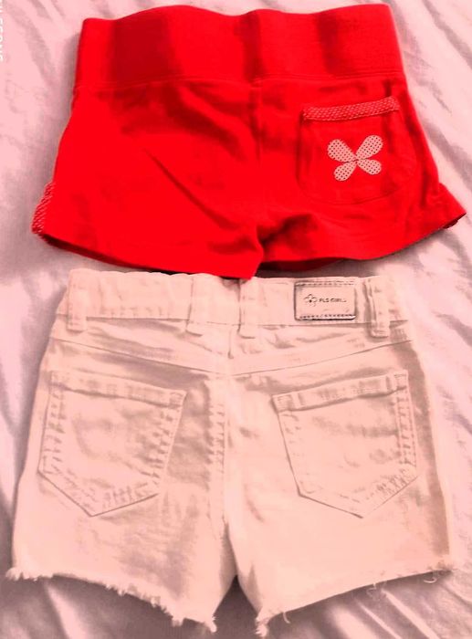 Conjunto de 3 Saias + 2 Calções Menina 4-5 Anos