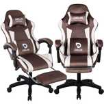 Fotel z tkaniny DEUS INFERNO Brown – wygoda i nowoczesny design