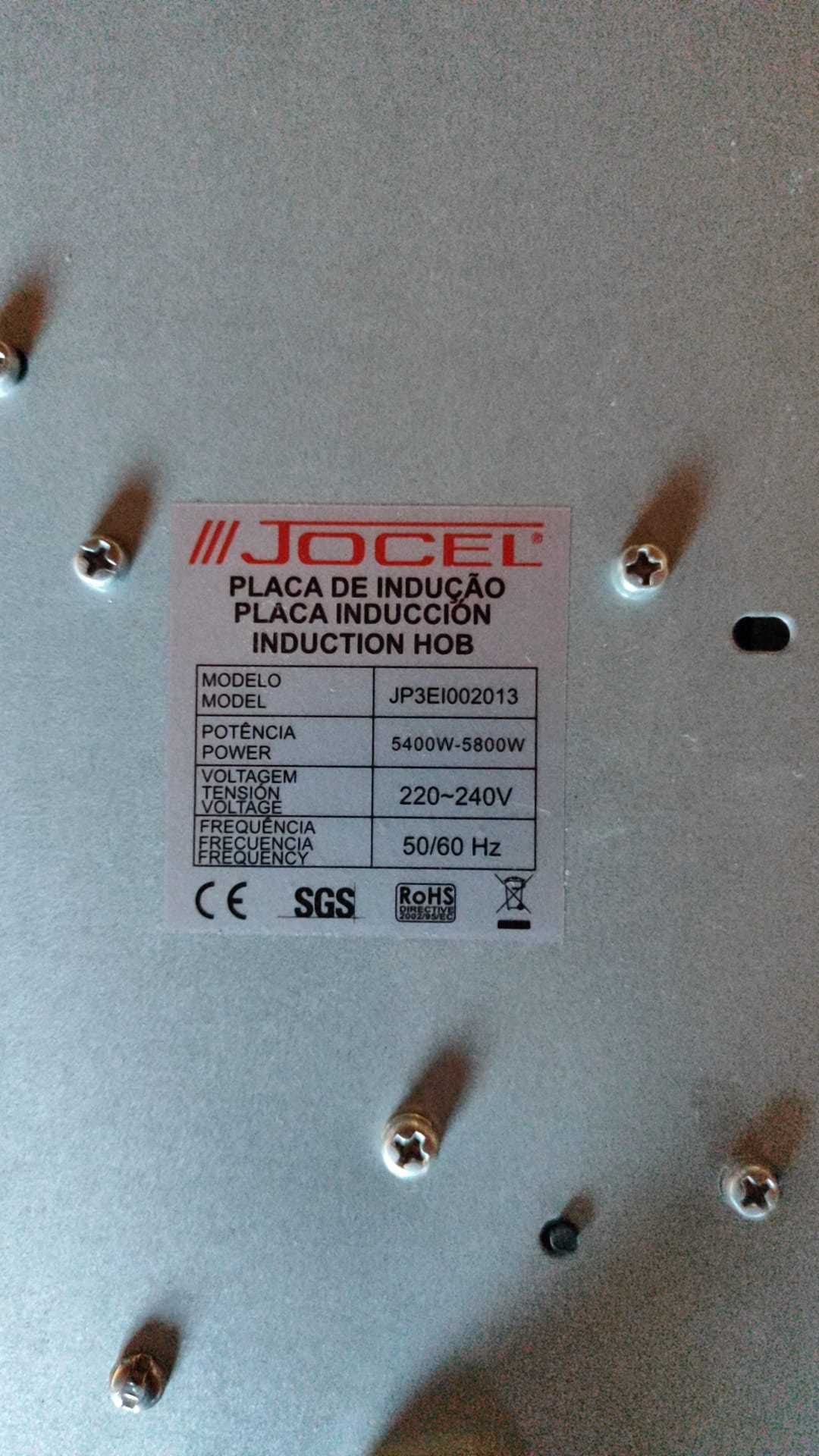 Placa de Indução JOCEL Jp3Ei002013 (Elétrica - Preto) (com cabo)