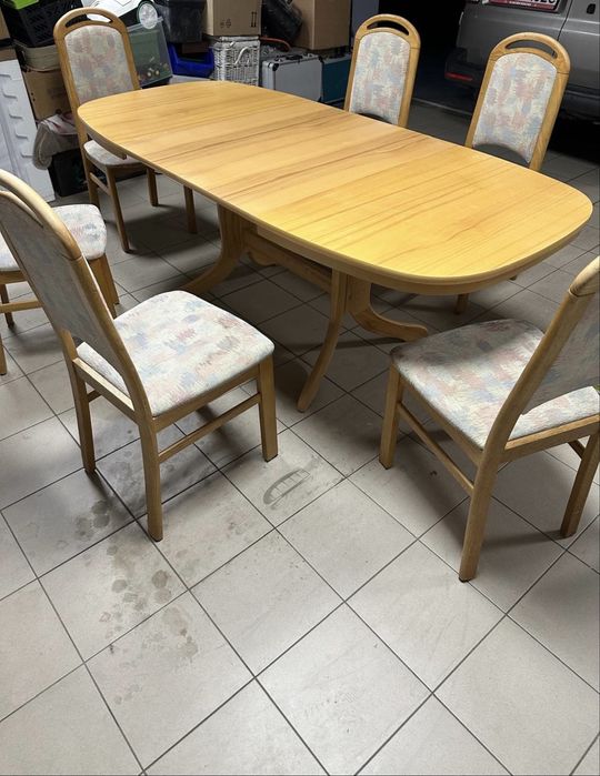 Zestaw stół 6 krzesel