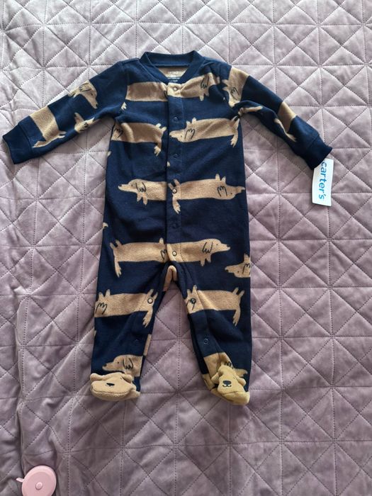 Carter’s śpioszki polarowe 6-9