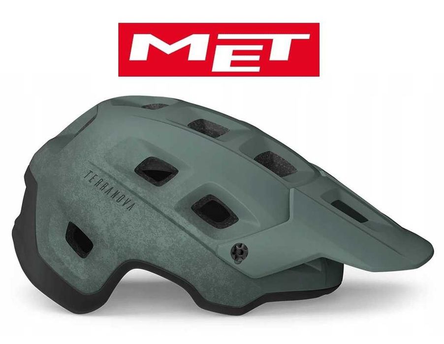 -44% NOWY kask MET Terranova MIPS Green rozmiar L 58-61cm rowerowy FV