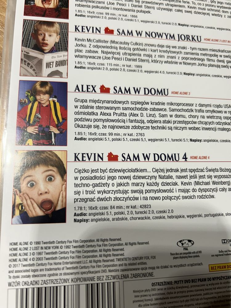 Kevin Sam W Domu 1-4 Wydanie PL
