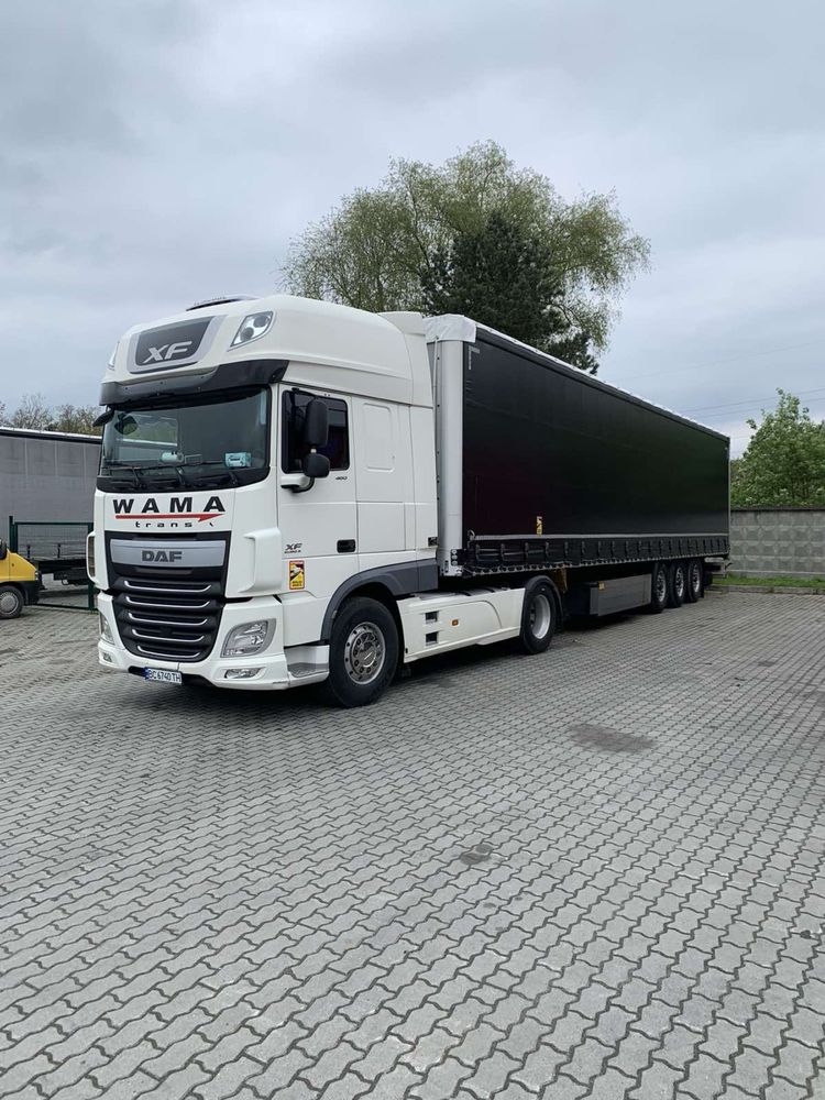 Продам фуру/фургон/тір/ тягач DAF XF 460 FT разом з причіпом WIELTON