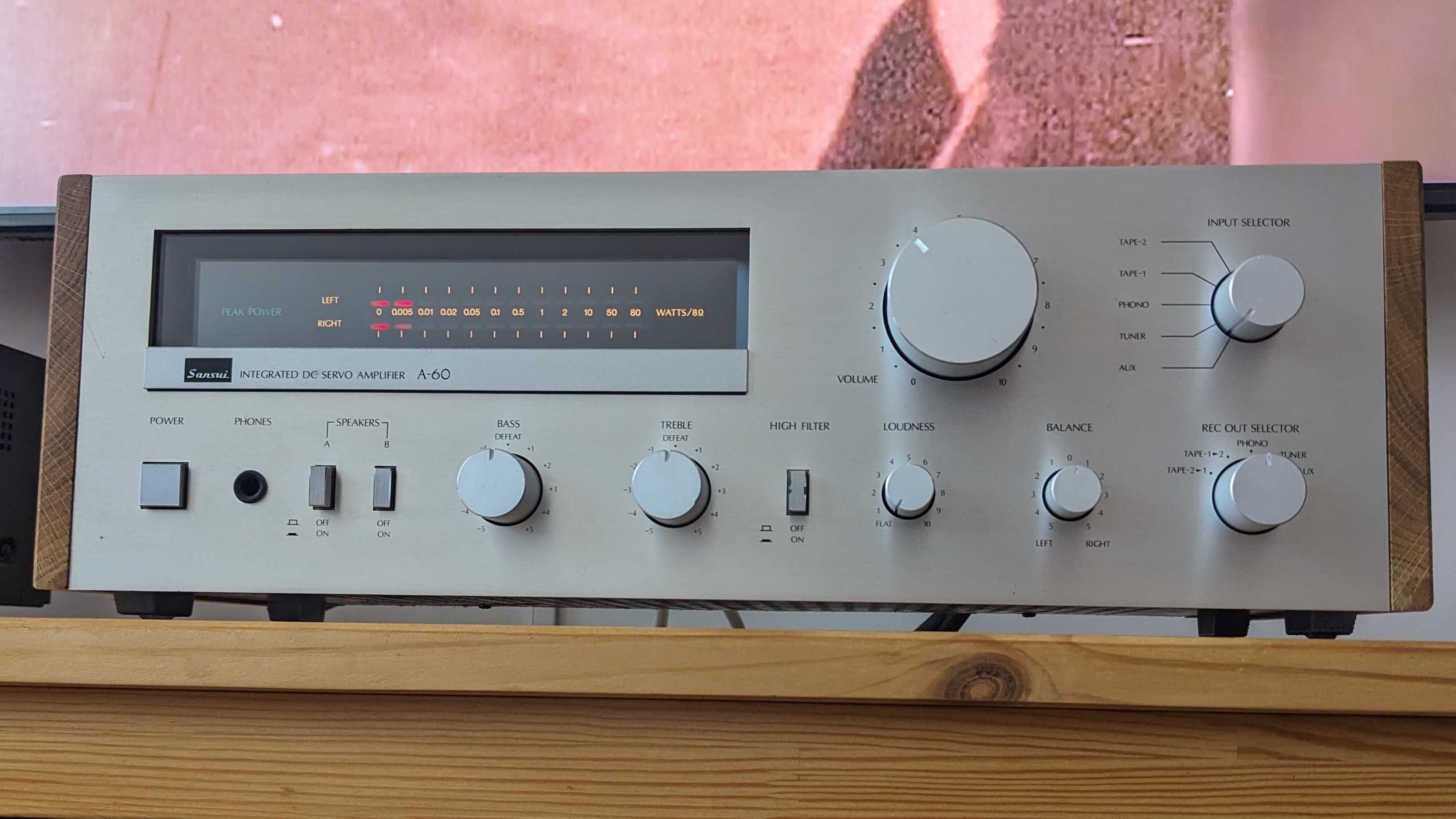 Sansui A-60  Piękny wzmacniacz stereo po pełnym serwisie!