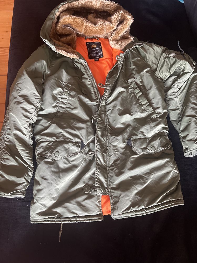 Sprzedam kurtkę  Alaska N3B Green firmy Alpha Industries Made in USA