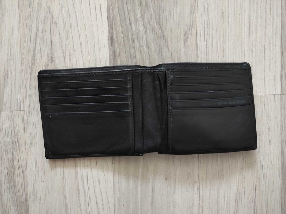 Чорний Шкіряний Гаманець Boss Hugo Boss