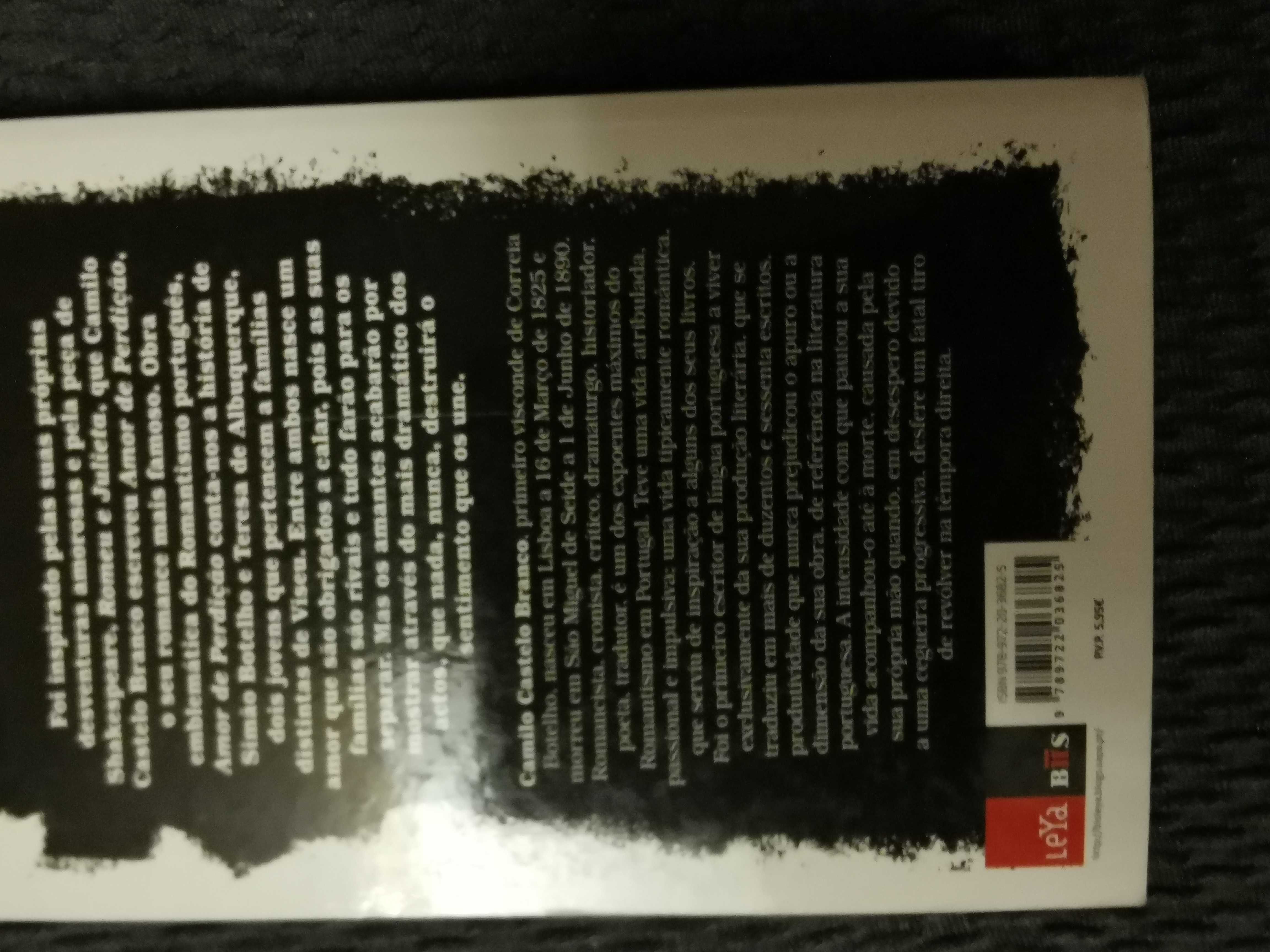 Clássico Amor de Perdição de Camilo Castelo Branco