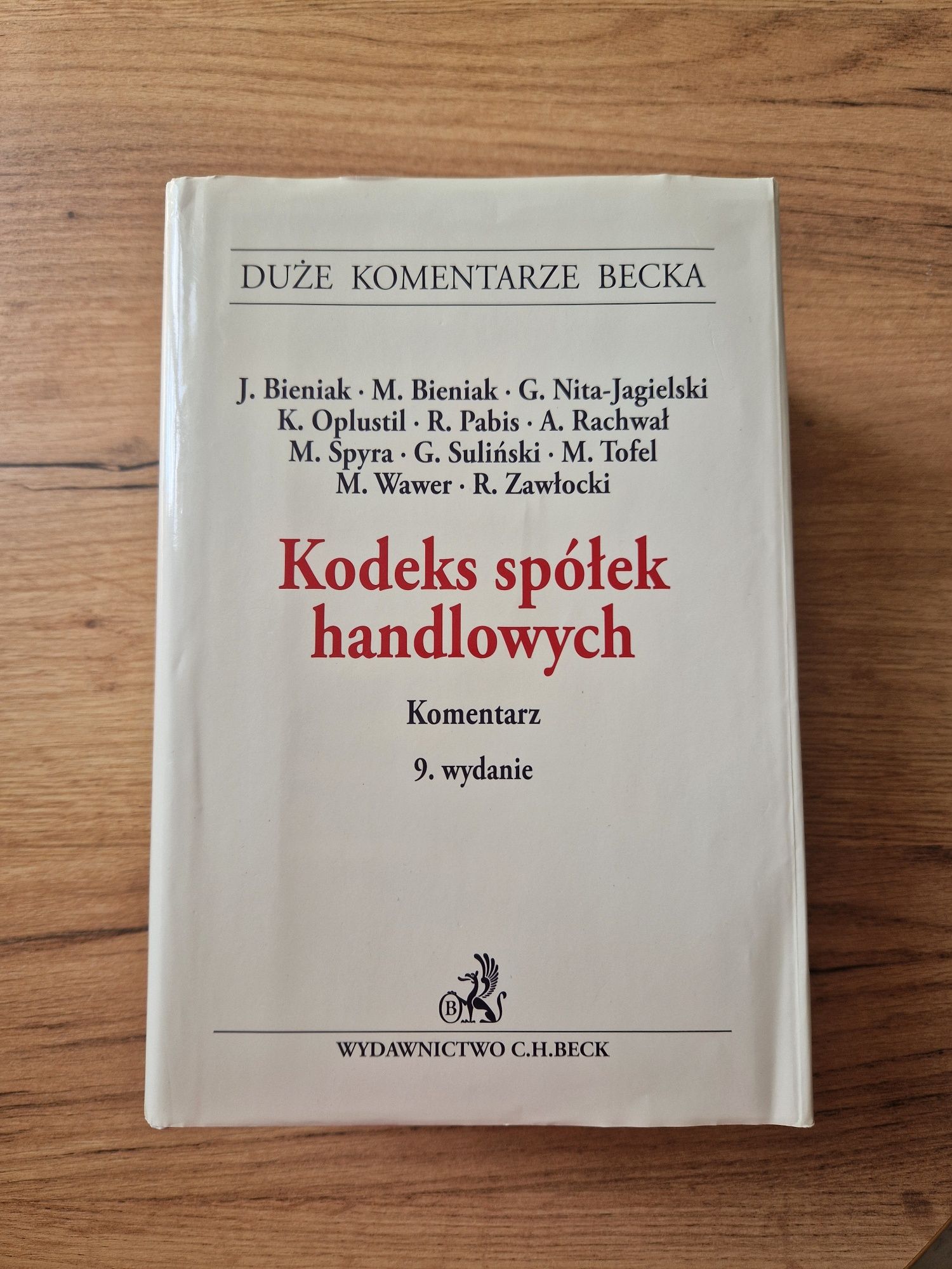 Kodeks spolek handlowych. Komentarz
