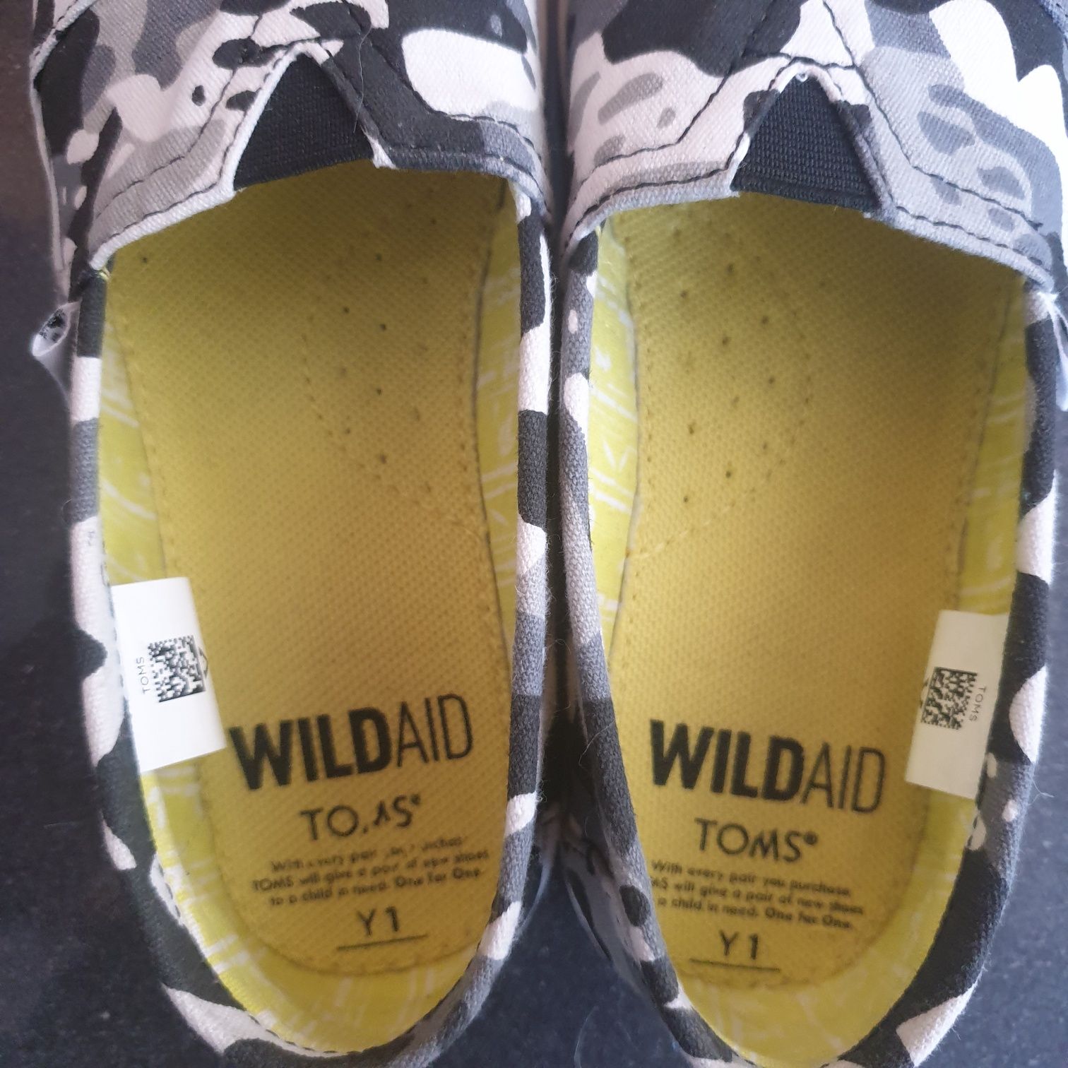 Buty tenisówki TOMS WILDAID rozmiar EU 32,5