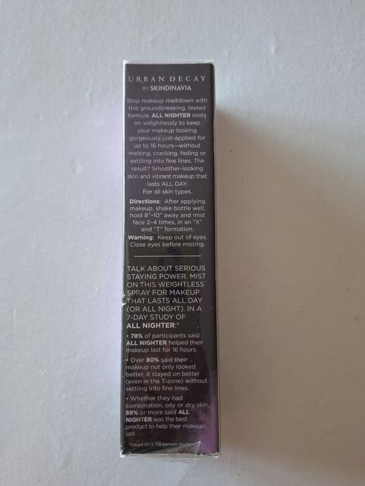 Urban Decay All Nighter Spray 30ml. Novo