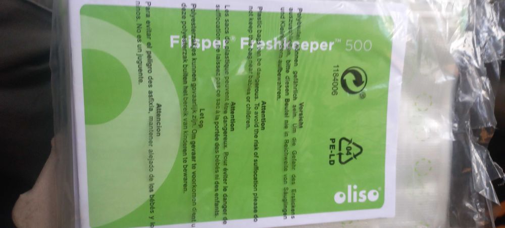 Máquina de vácuo com sacos, nova