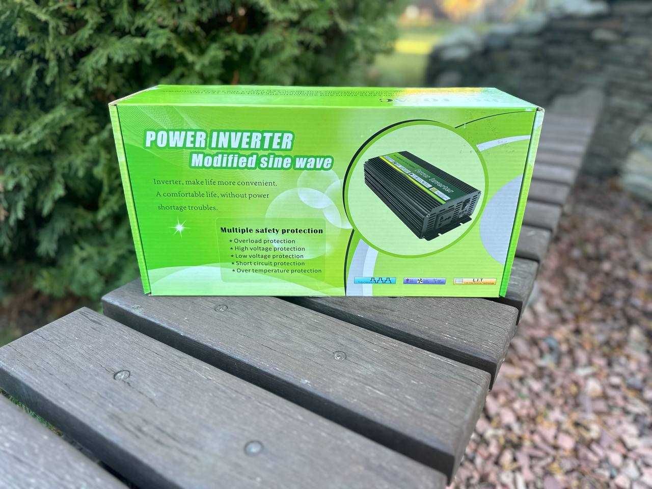 Преобразователь тока 24-220 5300 ватт. Перетворювач 24v-220v 5300w