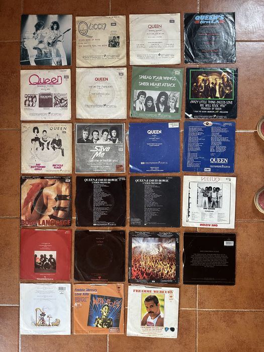 Queen - Singles raros em Vinil