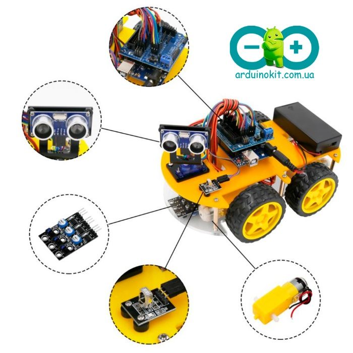 Arduino умный робот Car Kit (Лучший подарок)