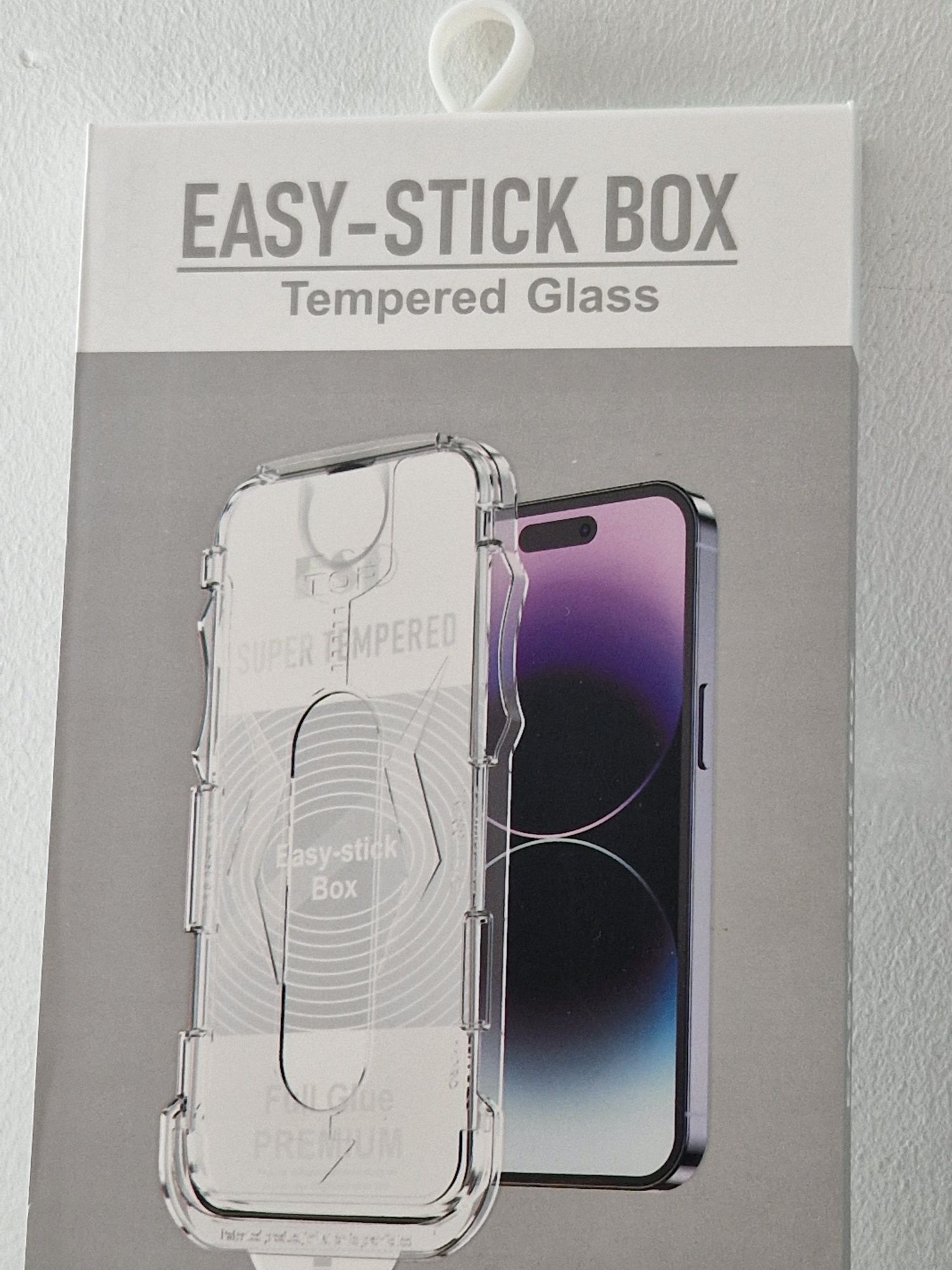 Hartowane szkło Full Glue Easy-Stick Box do IPHONE 16 PLUS