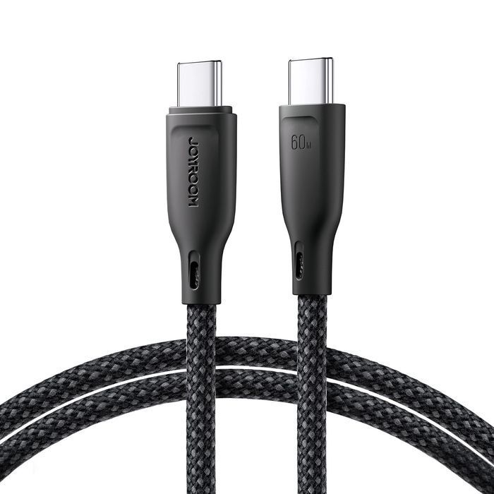 Kabel Joyroom USB-C / USB-C 60W szybki transfer 1m - czarny