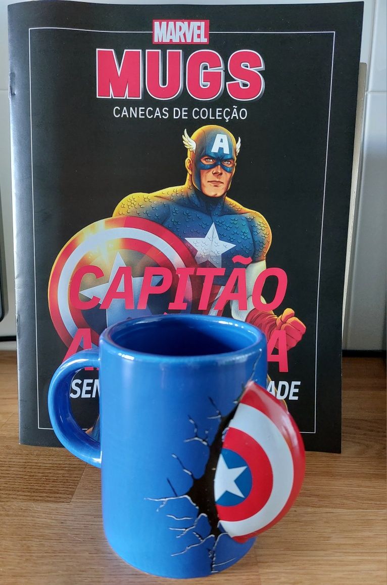 Caneca Capitão América da Marvel