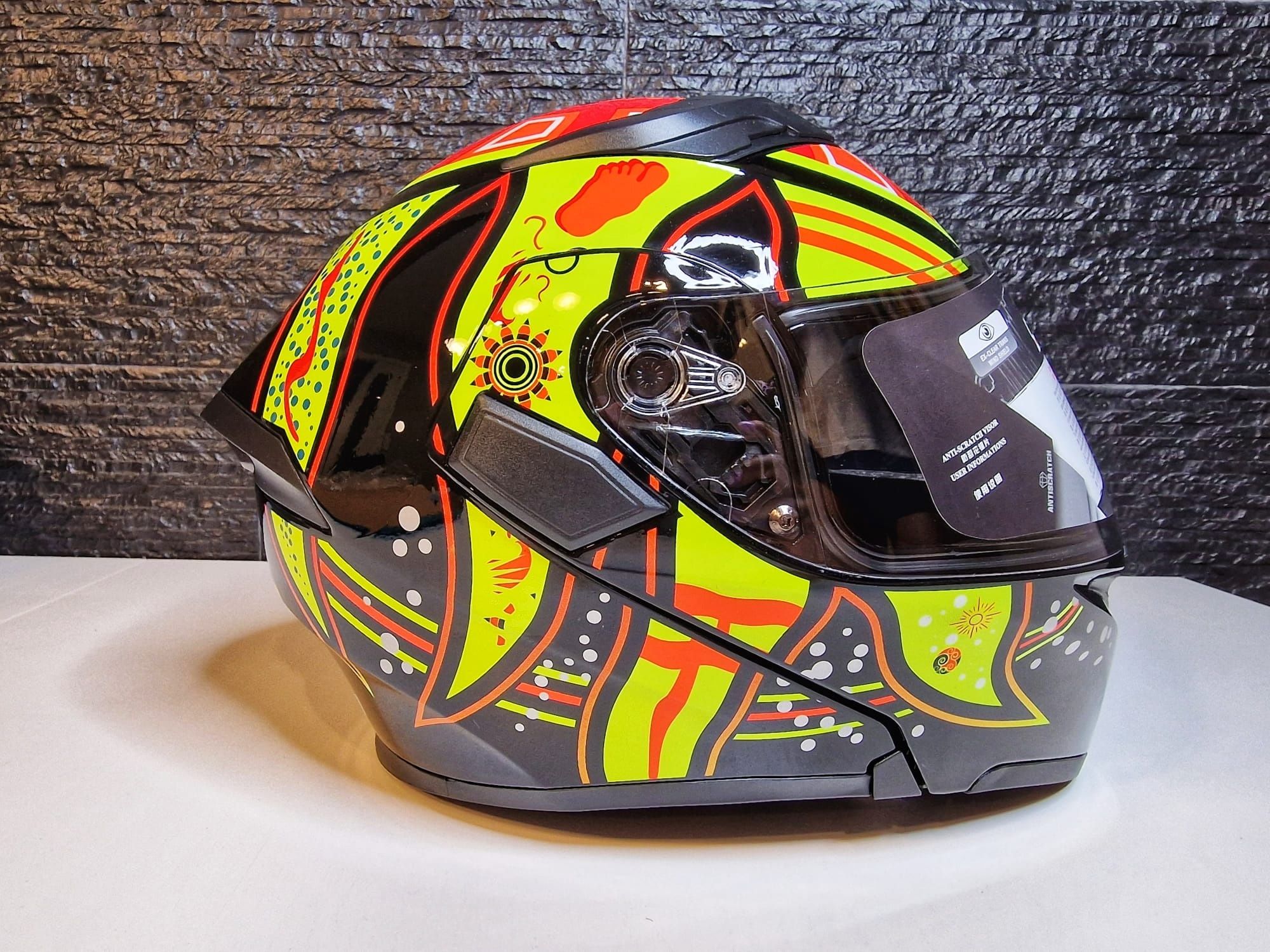 (NOVO) Capacete Modular Rossi 46 Mota e Sol V/Cores