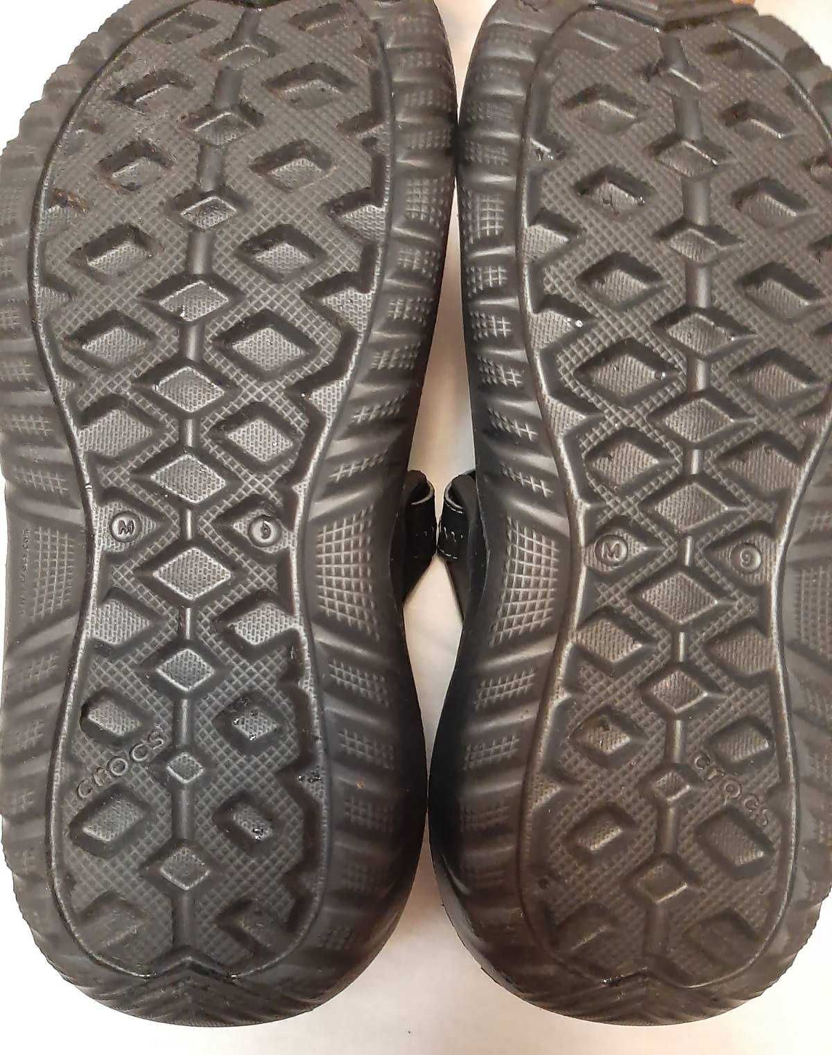 Сандали мужские черные Crocs Comfort Level 1