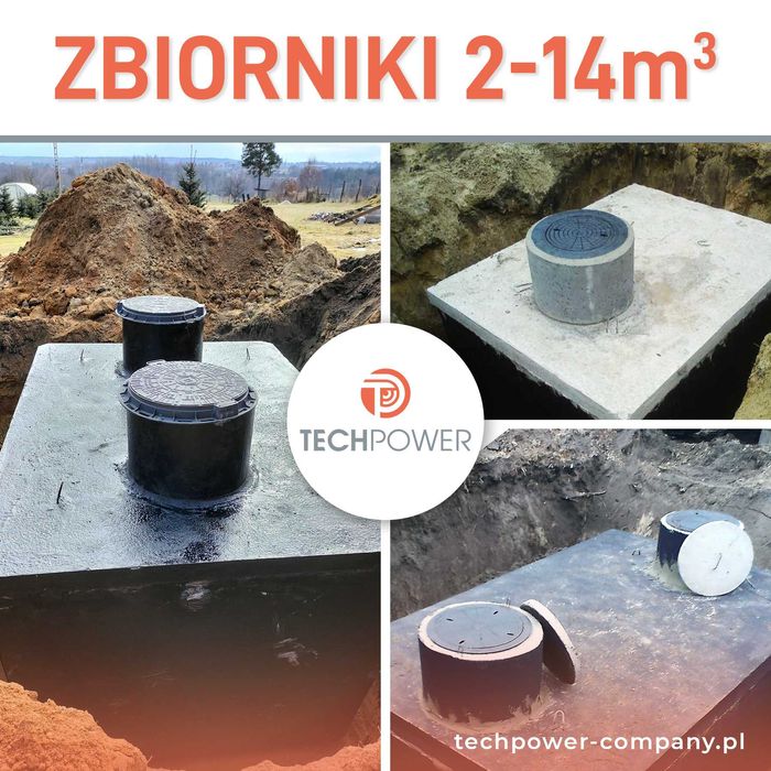 Szambo 8m3 Szamba betonowe zbiorniki zbiornik na deszczówkę 4 6 10  12
