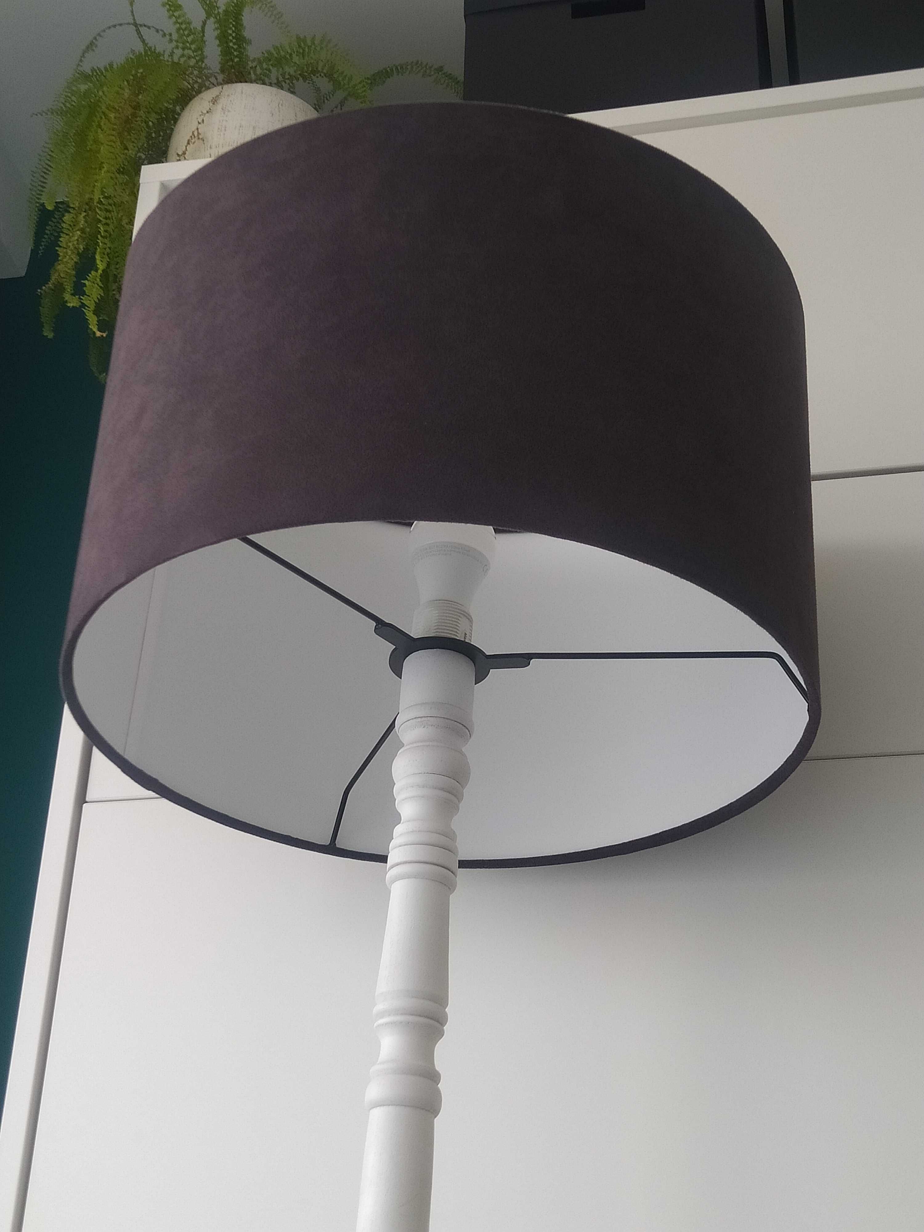 Abażur okrągły czarny