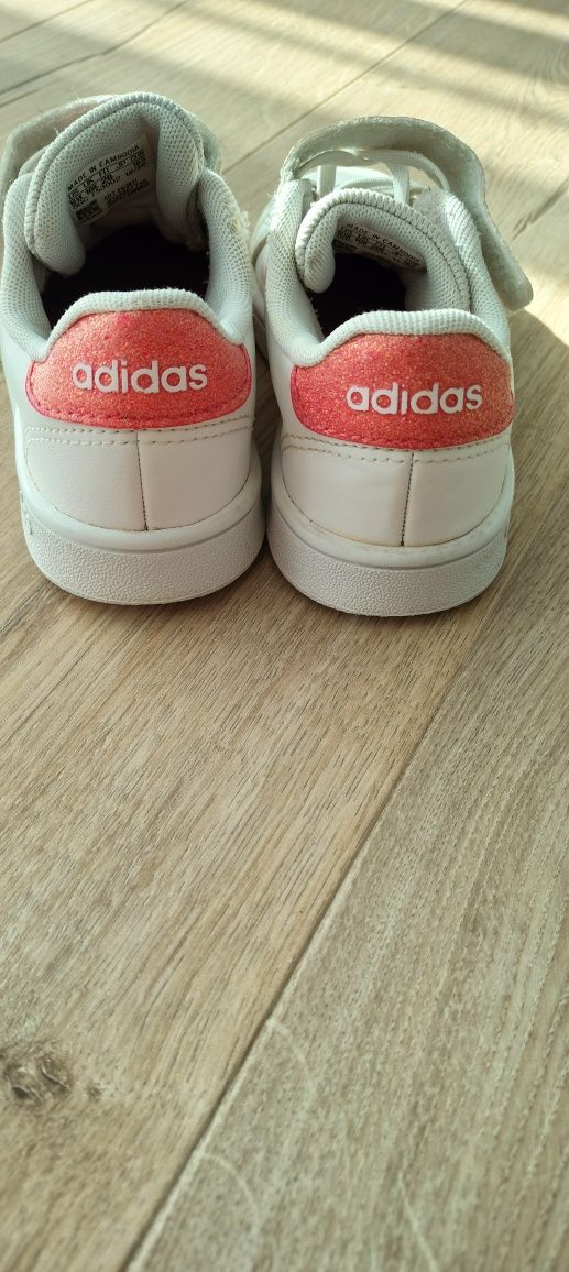 Buty adidas 28 bo biało różowe