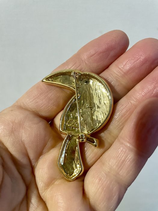 Lady Remington LR вінтажна брошка пташка тукан американський вінтаж