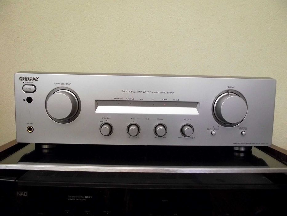 Wysokiej klasy - wzmacniacz SONY - Srebrny - Duża wieża