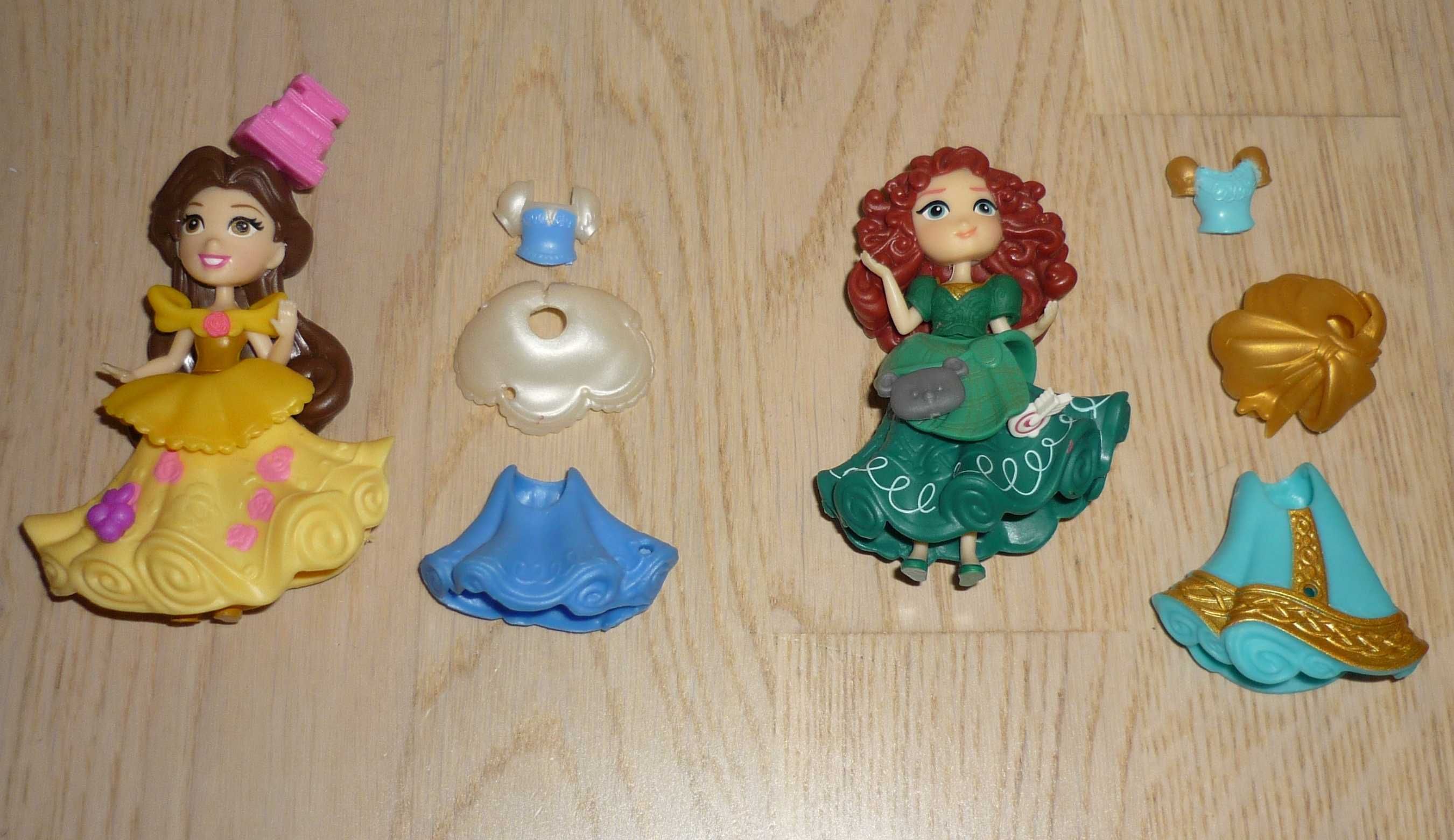 Disney Mini księżniczka Bella Piękna i Bestia, Merida Zestaw