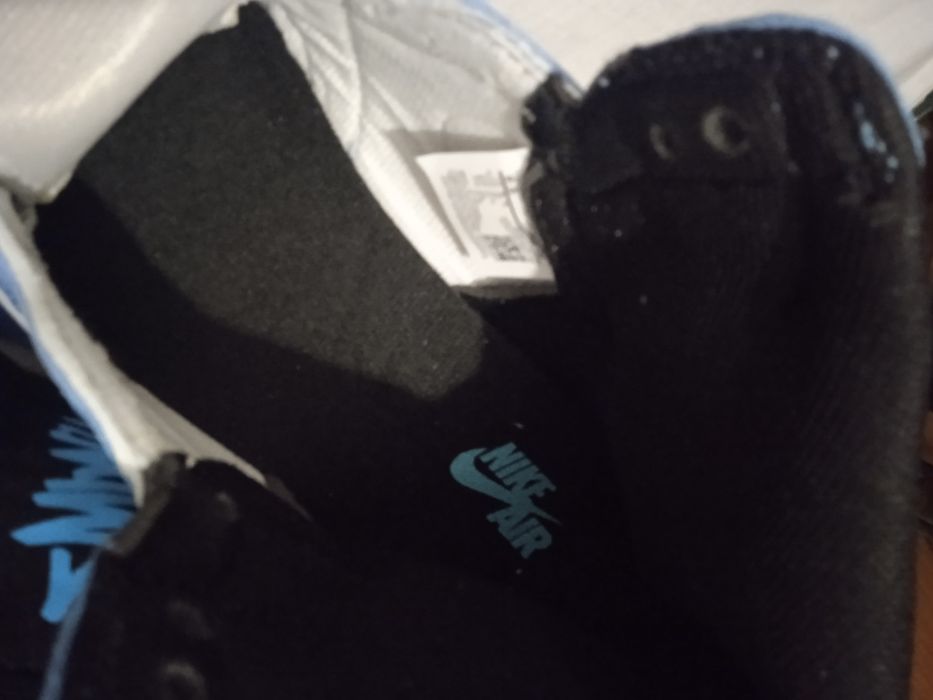 Jordan 1 azul e branco original