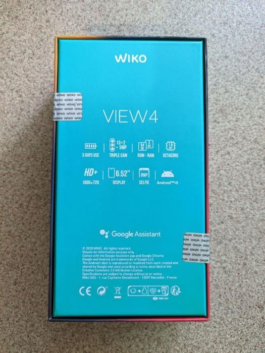 Wiko View 4 3/64GB Blue 5000 mAh EU. Гарантия