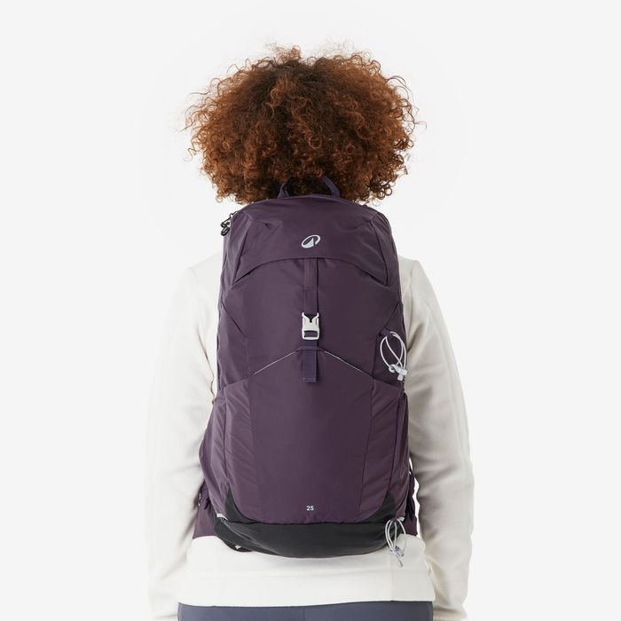 Mochila de caminhada ventilada 25L - MH500 Violeta