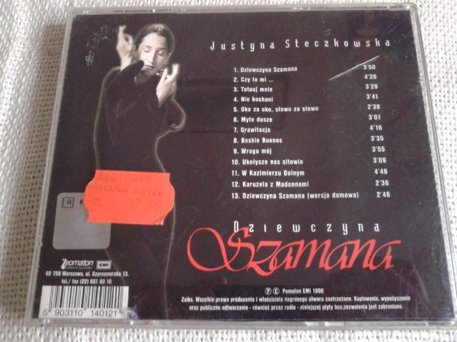 Justyna Steczkowska - Dziewczyna Szamana 2CD