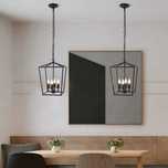 Lampa wisząca VINTAGE retro metal 4 żarówki 1 sztuka
