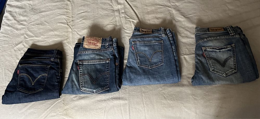 Calças Levi’s, Pepe Jeans e Salsa -tamanho 34