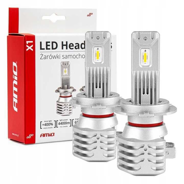 Żarówki Amio Led H7 mix