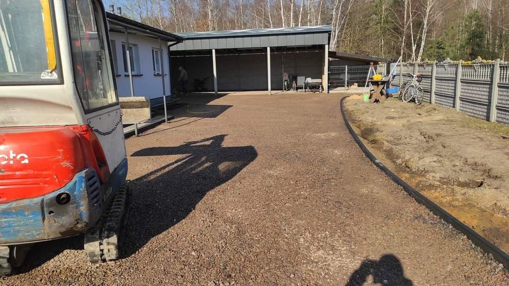 Utwardzanie terenu Brukarstwo Układanie kostki