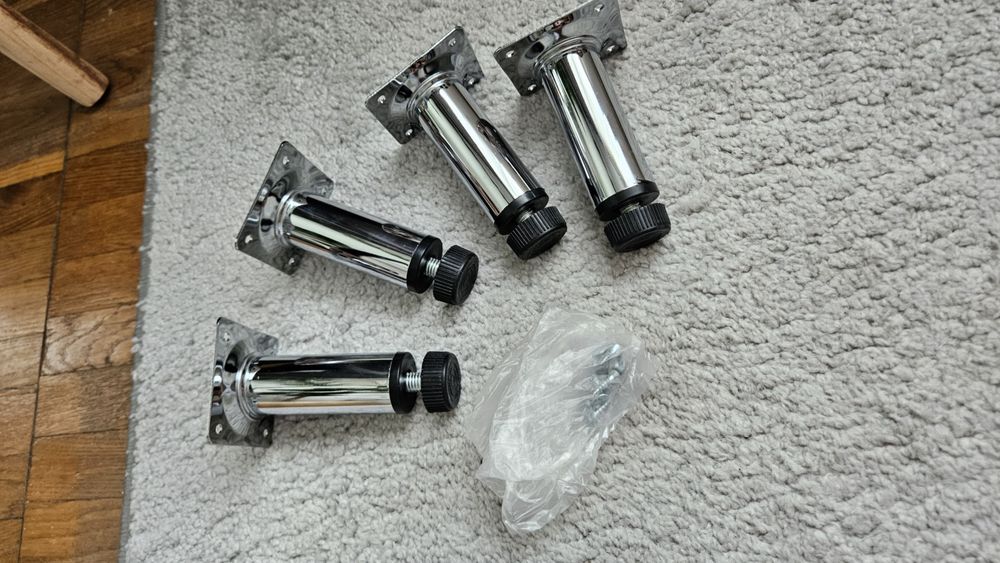 Ніжки меблеві висота 10см, регулюючі