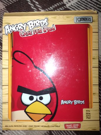 Чехол GEAR4 для планшета iPad New GEAR4 Angry Birds Red