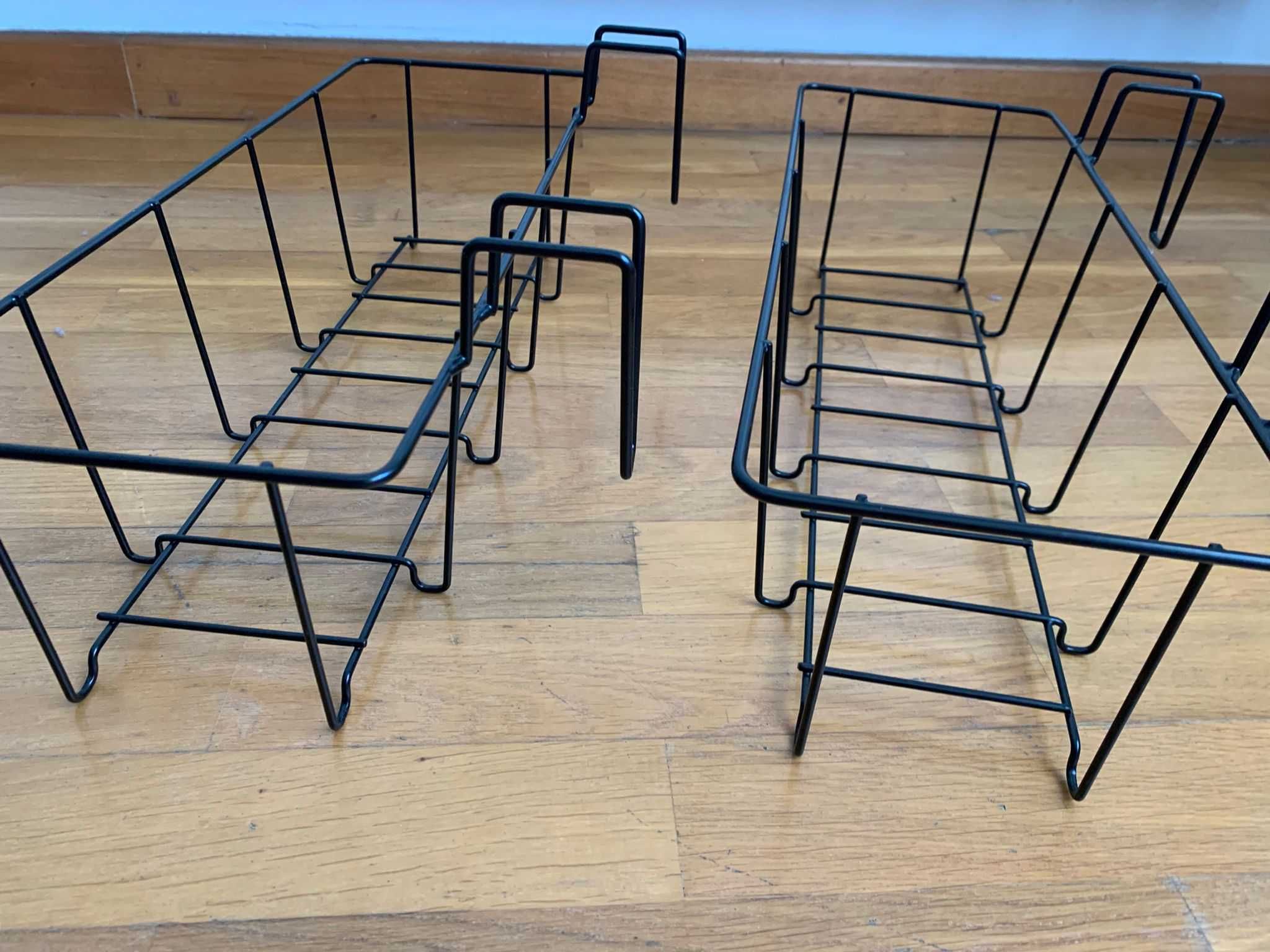 Conjunto Floreira em metal cor preto IKEA