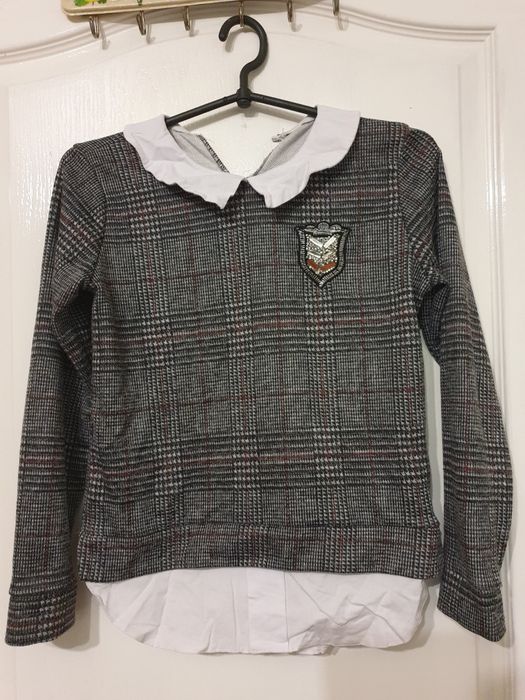 Свитер тонкий обманка для девочки