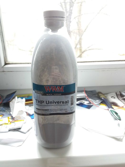 Универсальный тонер HP, Canon остаток 200 грамм